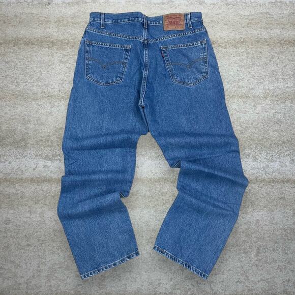 Levi's Other - Vintage 90s Levis 505 Jeans 36x30 Regular Straight Leg Medium Wash Denim